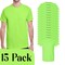 Gildan Adult's Heavy Cotton T-Shirt , Short Sleeve Neon Green Craft Multi Pack Shirt